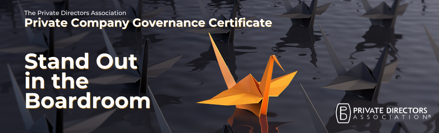 Certificate in Private Company Governance Certificate in Private Company Governance